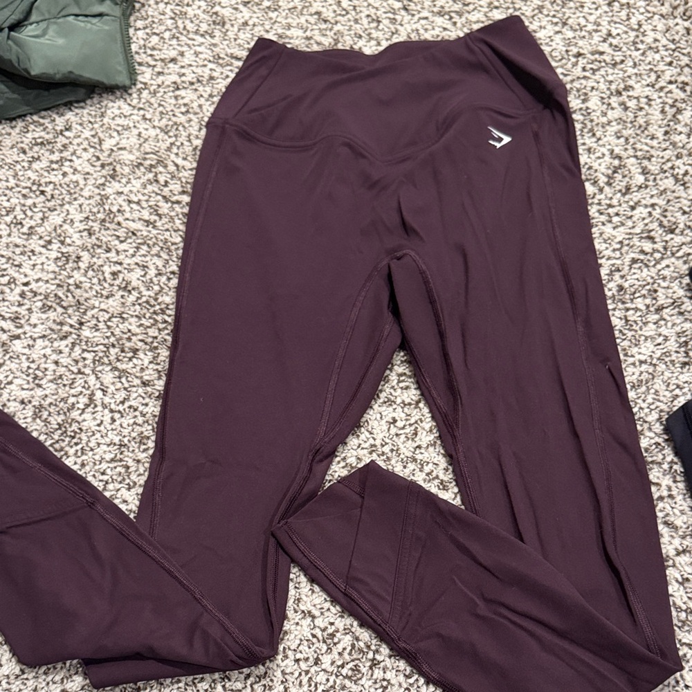 Purple High-Waisted Leggings